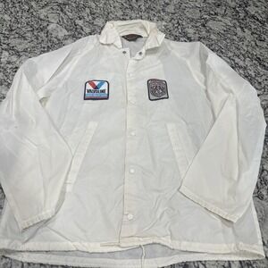 VTG Pla-Jac Dunbrooke Large 44-48 Nylon Windbreaker Jacket Racing 1984 Indy 500